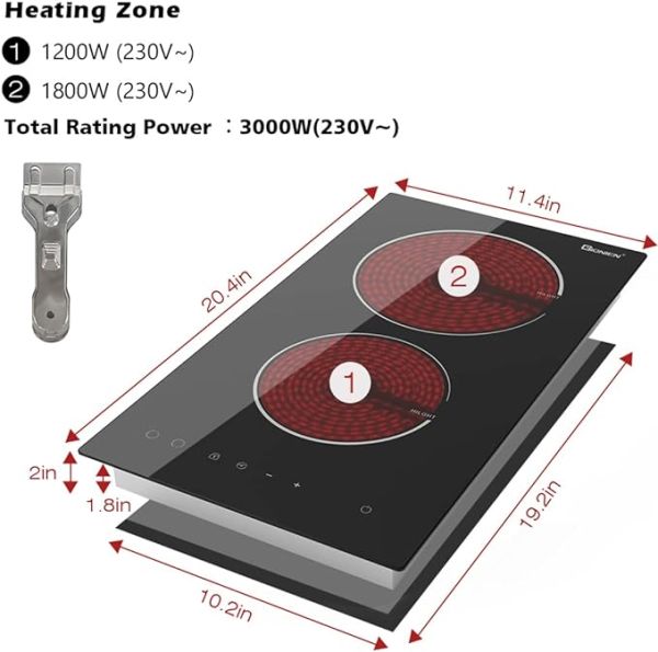 GIONIEN Electric Cooktop