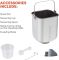 Elite Gourmet EBM8103B Programmable Bread Maker Machine